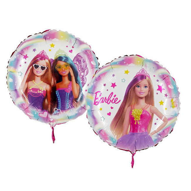 BALÃO MENINAS BARBIE - BALÃO MENINAS BARBIE 46CM - RICA FESTAS