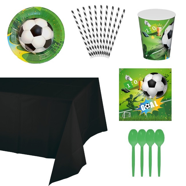 Pacote para festa de futebol GOL - 8 pessoas