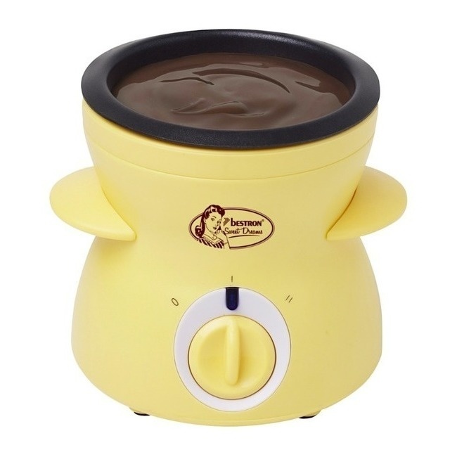 Foto detallada de máquina para fundir chocolate amarela - Bestron