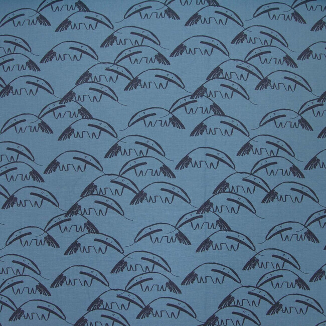 Vista delantera del tecido de jersey de algodão AW Texturas de tamanduá - Katia en stock