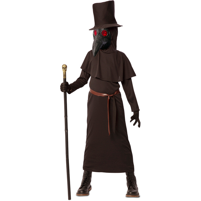 Fantasia Doutor Morte Peste Negra Mascara Halloween Masculin