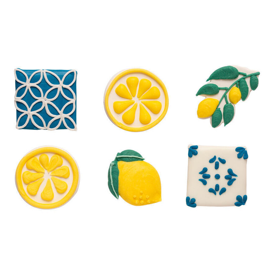 Figuras de açúcar de limões - Decora - 6 unidades