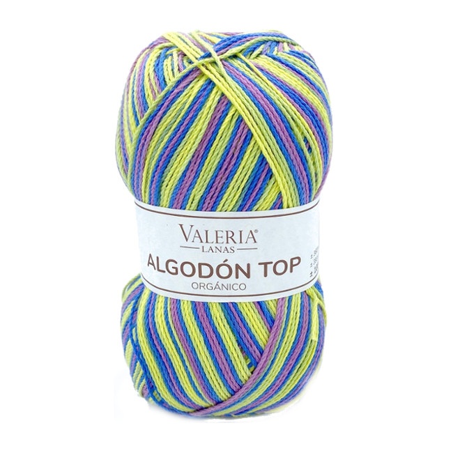 Vista frontal del algodão Top Stampa de 100 gr - Valeria en stock