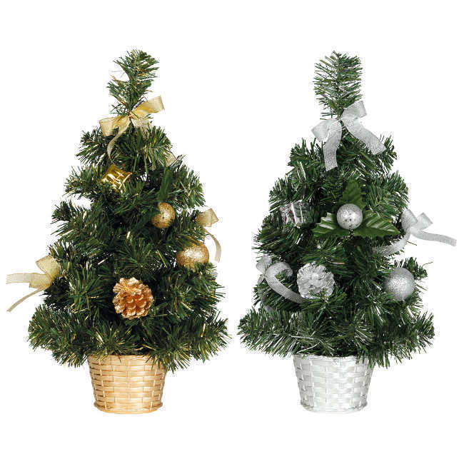 Árvore de Natal decorada com 30 cm por 6,50 €