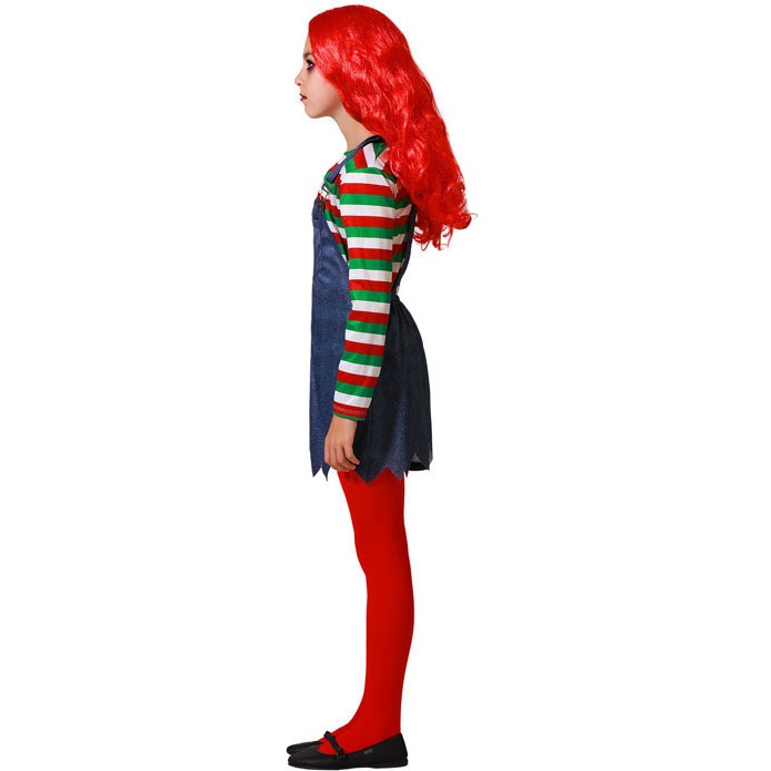 Fantasia de boneca amaldiçoada para menina - 2