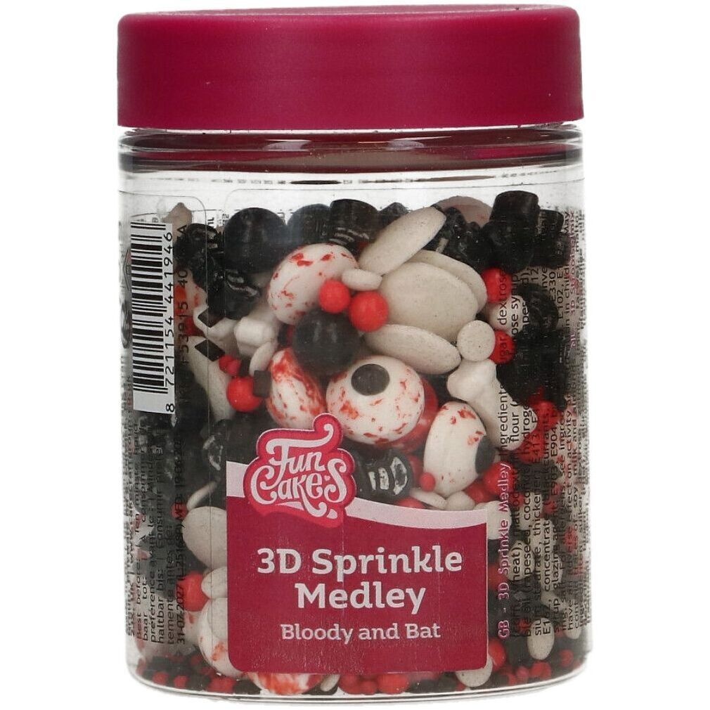 Sprinkles Sangue Noturno de 70 gr - Funcakes - 2