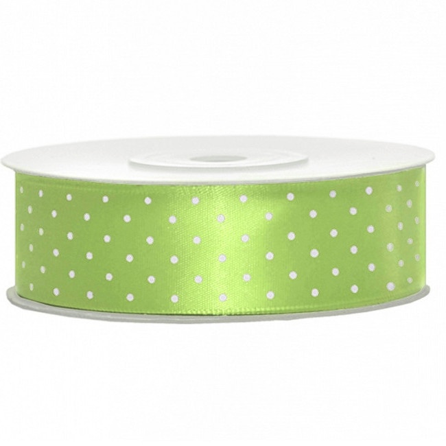 Laço de fita com pontos 2,5 cm - 25 m