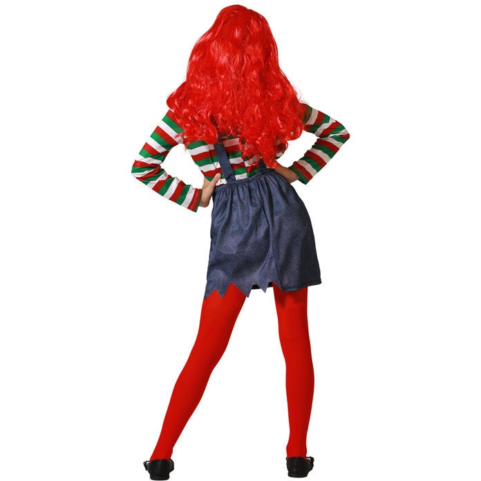 Fantasia de boneca amaldiçoada para menina - 3
