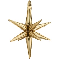 Balão em formato de estrela 3D de 70 cm - 1 unidade