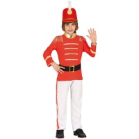 Fato de Majorette vermelha para crianças