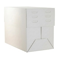 Caixa para bolo 30 x 25 x 20 cm - altura regulável até 30 cm