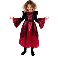 Fato de vampiro escuro para menina