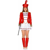 Fato de majorette artística para mulher