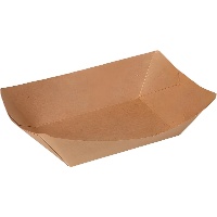 Taças ovais de cartão de 17 x 9,5 x 5,5 cm - 5 unidades