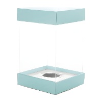 Caixa transparente para ovo de Páscoa de 16 cm - 1 unidade