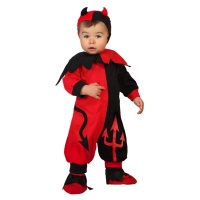 Fantasia de diabinho vermelho para bebê