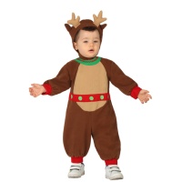 Fato de rena de Natal para bebé