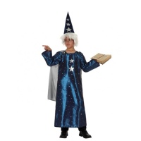 Fato de Feiticeiro Merlin para crianças
