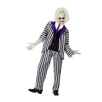 Disfarce de fantasma Beetlejuice para homem