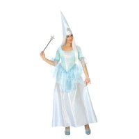Fato de fada madrinha azul