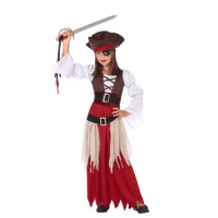 Fato de pirata marinho para menina