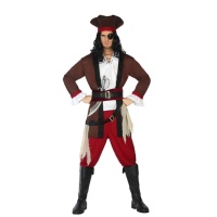 Fato de Pirata Marinho para homem