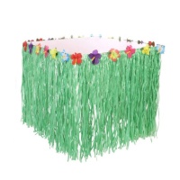Saia de mesa havaiana verde
