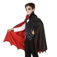 Capa reversível de vampiro infantil - 66 cm