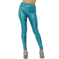 Leggings azuis sereia