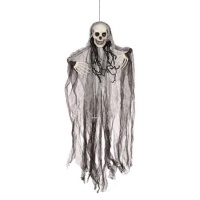 Pendente de esqueleto fantasma com rastas - 91 cm