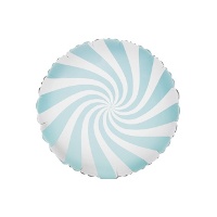 Balão espiral redondo pálido 45 cm - PartyDeco - 1 peça