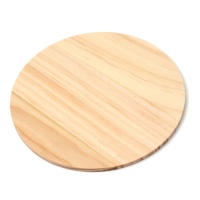 Disco de madeira 15 x 0,5 cm - 1 unidade.