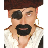 Bigode e barbicha de pirata