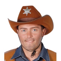 Chapéu de Xerife castanho