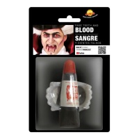 Dentes de vampiro para crianças com sangue - 15 ml