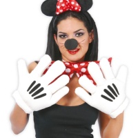 Mãos grandes de rato Mickey - 22 cm