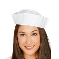 Chapéu de marinheiro branco - 59 cm