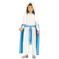 Fato de Virgem Maria com véu e capa