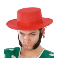 Chapéu vermelho Cordobes - 59 cm