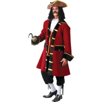 Fato de capitão pirata elegante para homem