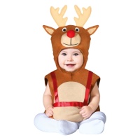 Fato de rena de Natal para bebé