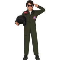 Fatos de piloto de caça para crianças