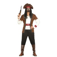 Fato de pirata Morgan para homem
