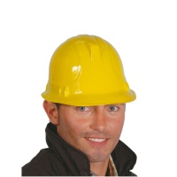 Capacete de construção amarelo - 58 cm