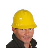 Capacete amarelo de operário - 58 cm