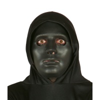 Máscara de plástico preta