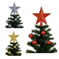 Estrela para a árvore de Natal com bolas de 20 cm