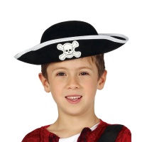 Chapéu de pirata para criança - 53 cm