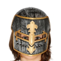 Capacete de cavaleiro medieval para crianças - 58 cm