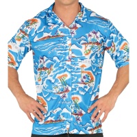 T-shirt havaiana azul havaiana para adultos